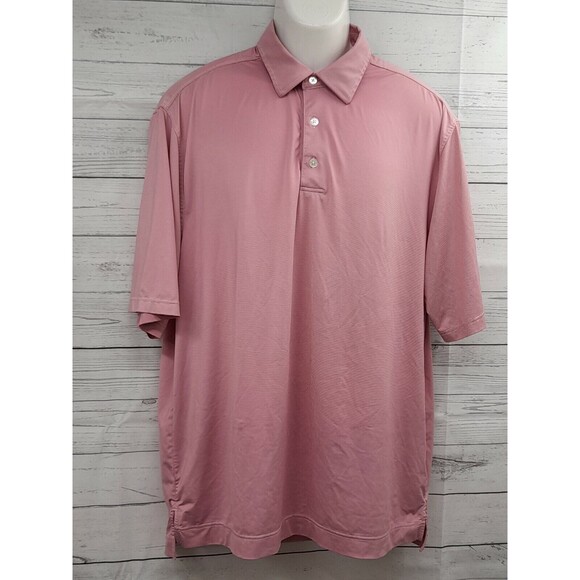 FootJoy Other - FootJoy FJ Mens Pink Polo Golf Shirt L Short Sleeve